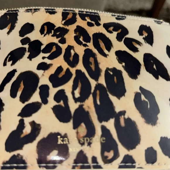 NWOT Kate Spade Leopard Clutch / Pouch / Pencil Case - Picture 9 of 9